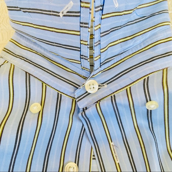 Made in Italy blue shirt Richard’s of Greenwich - Picture 12 of 16